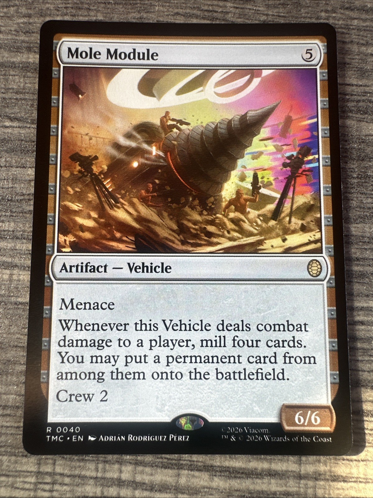 Mole Module – 0040 – TMC – Teenage Mutant Ninja Turtles TMNT – MTG – NM/M