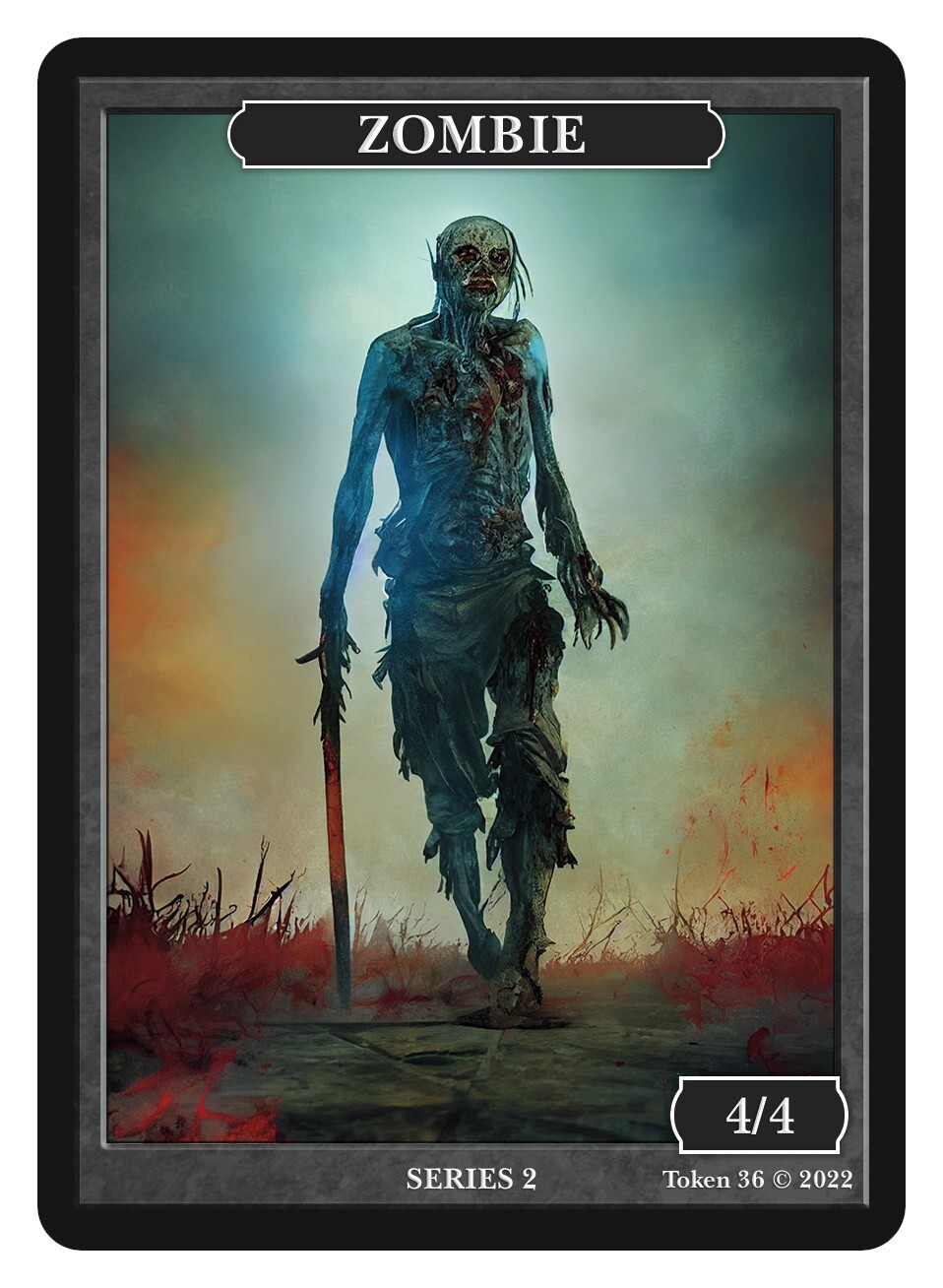 Zombie Token Givememana Tokens Warhammer Magic the Gathering MTG