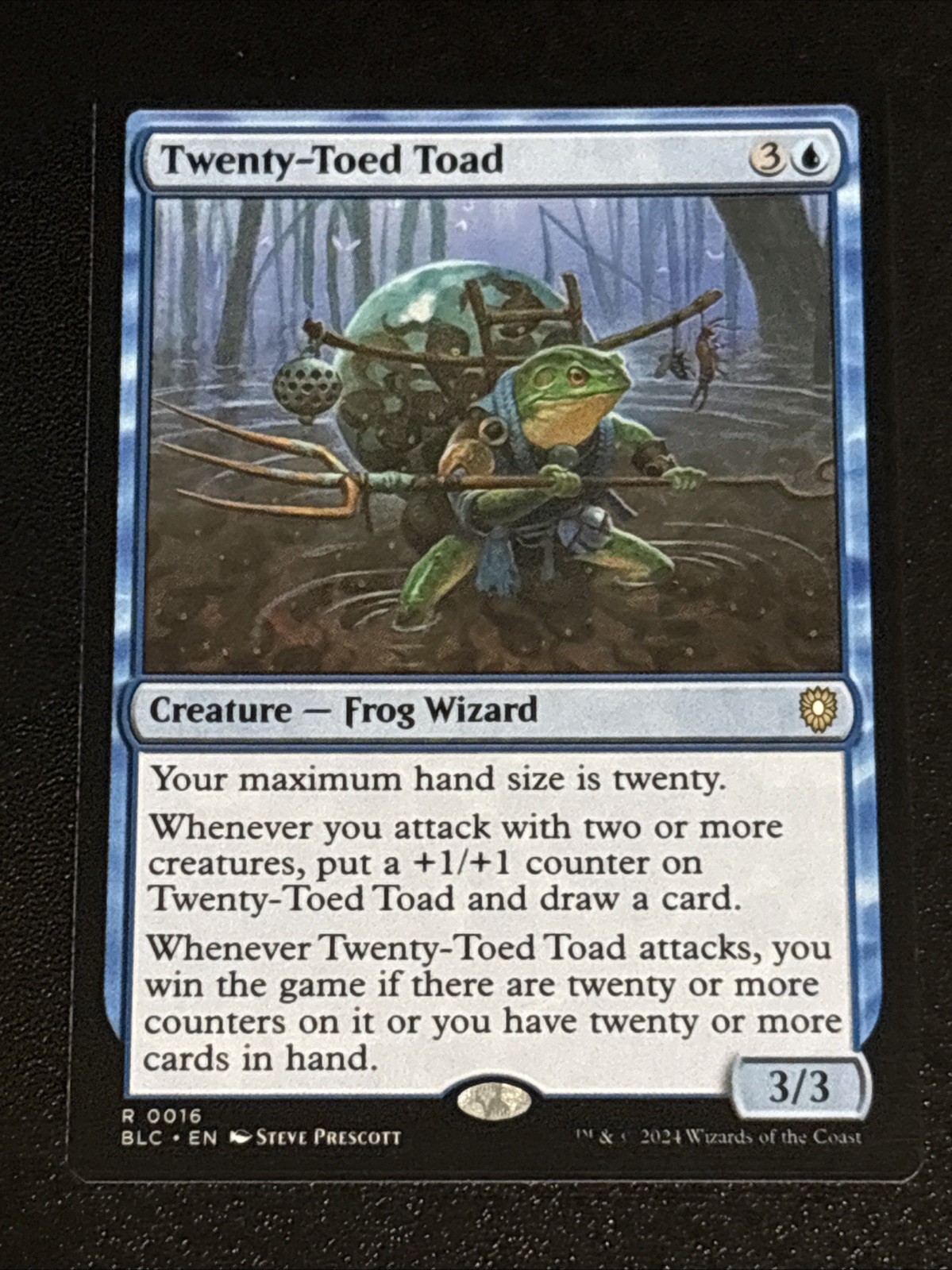 MTG Commander: Bloomburrow Twenty-Toed Toad 0016 NM Rare