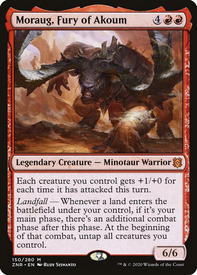 MTG Moraug, Fury of Akoum – Zendikar Rising #150