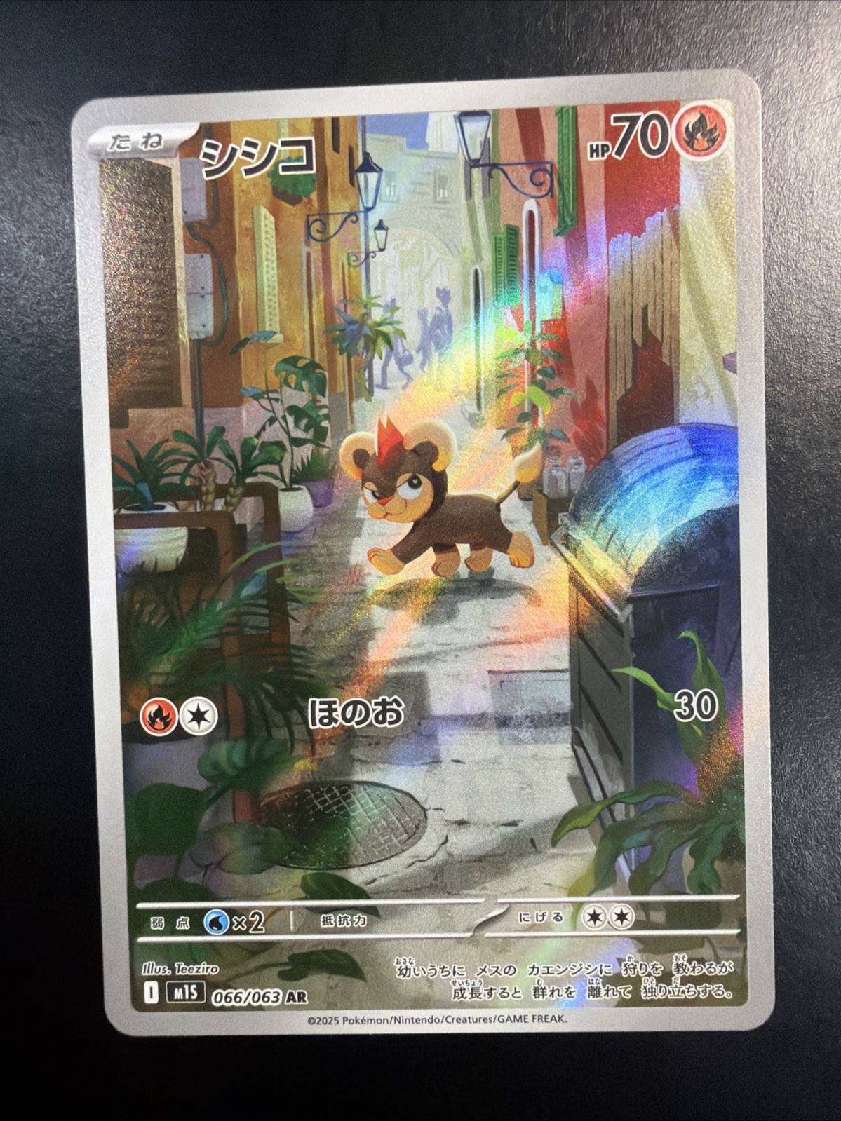 Pokémon Litleo 066/063 M1s Mega Symphonia Art Rare Holo JP 70 HP