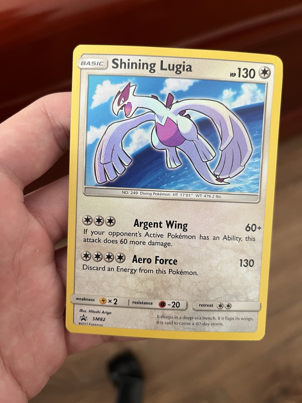 Pokemon Shining Lugia SM82 Sm Holo