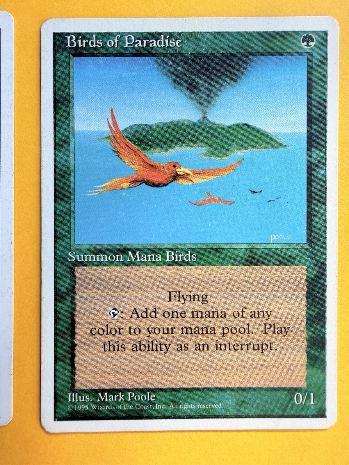 MTG Birds of Paradise 4th and 6th edition