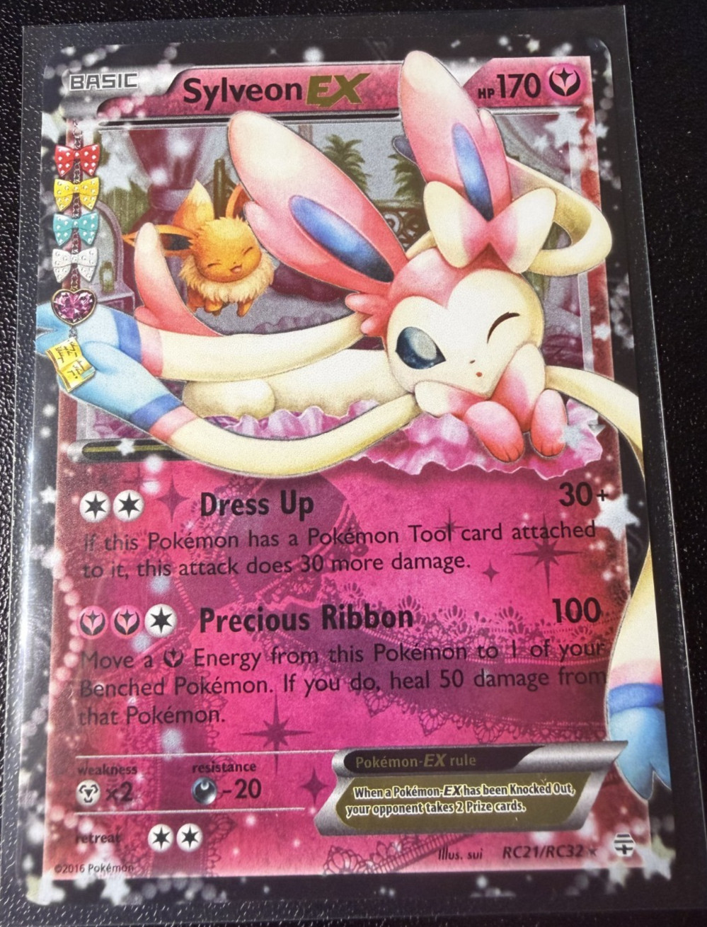 Sylveon EX RC21/RC32 Generations: Radiant Collection NM