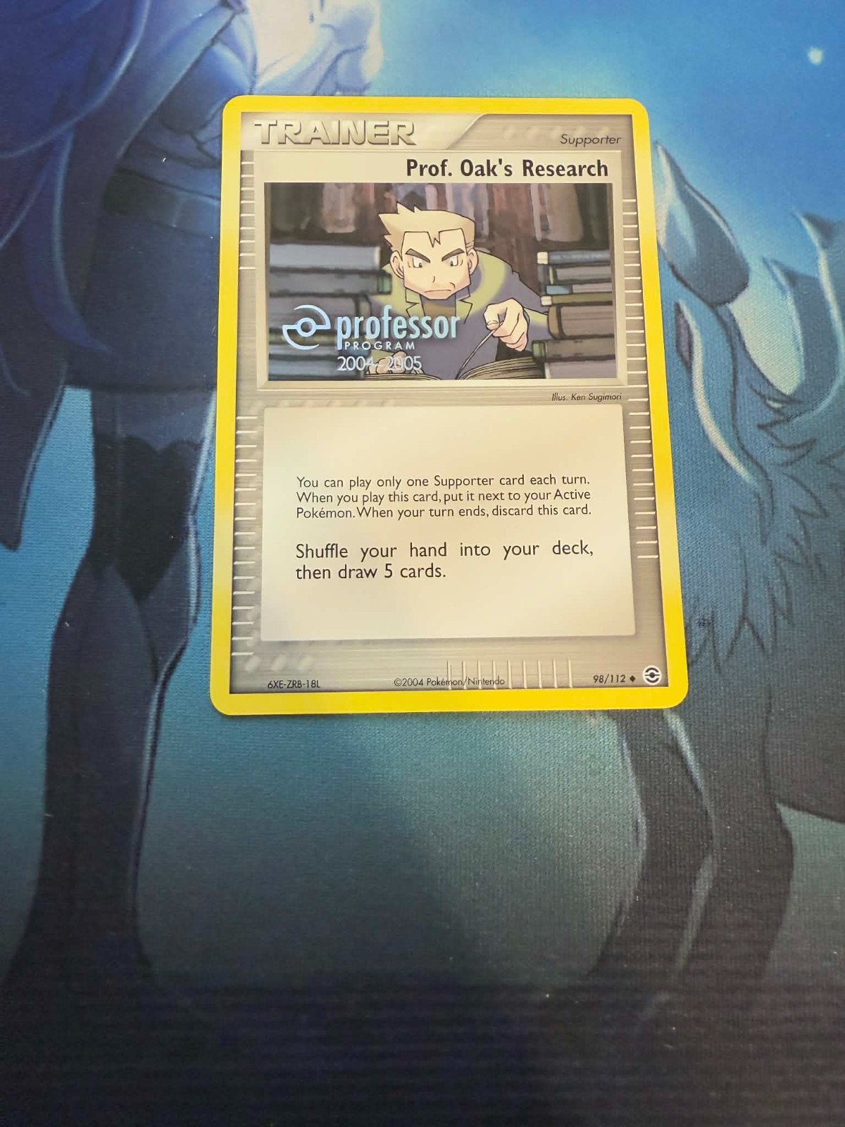 Pokemon Prof. Oak’s Research Professor Program 2004-05 Promo 98/112 Near Mint