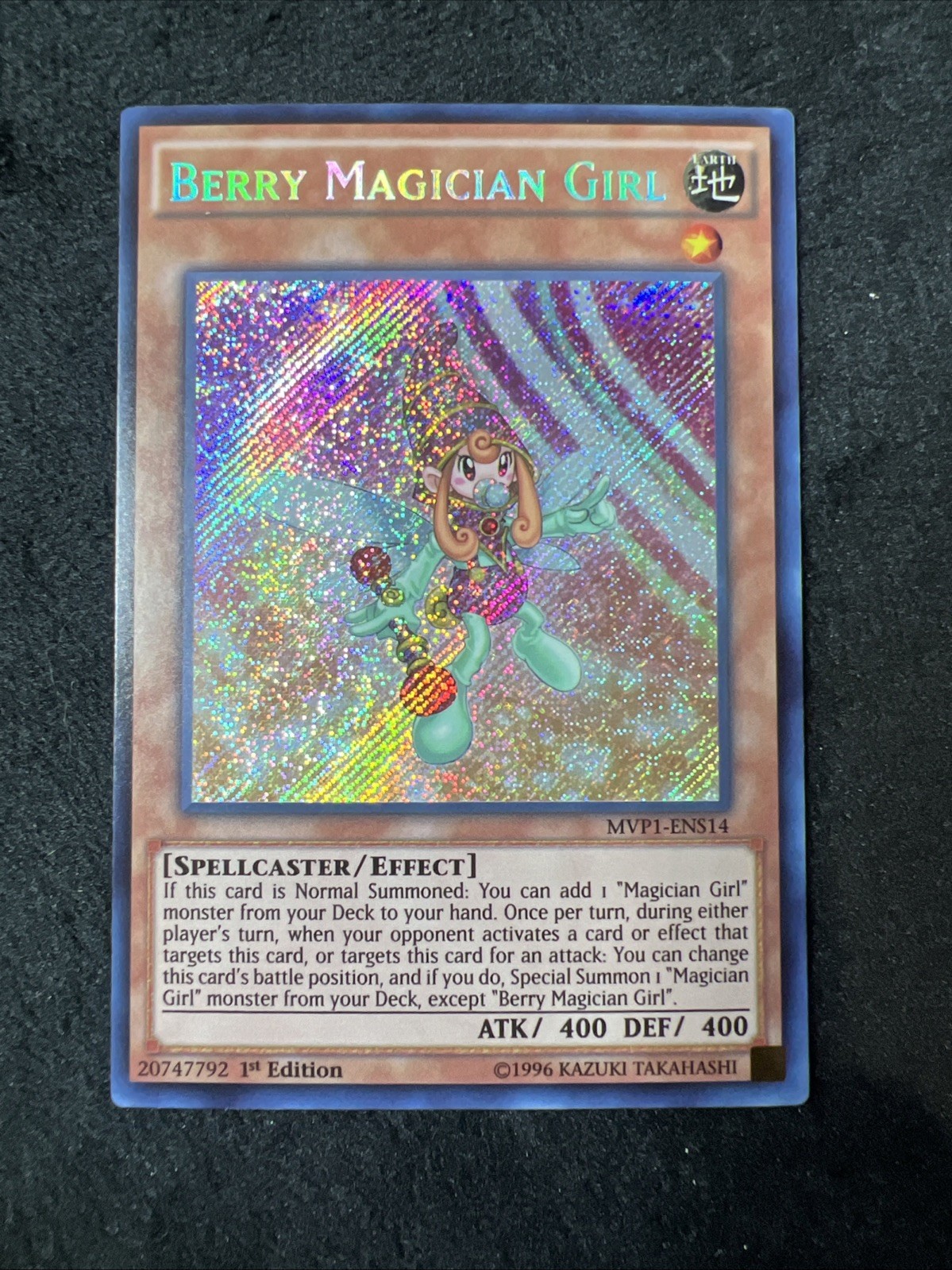 Yu-Gi-Oh! TCG Berry Magician Girl 1st Edition MVP1-ENS14