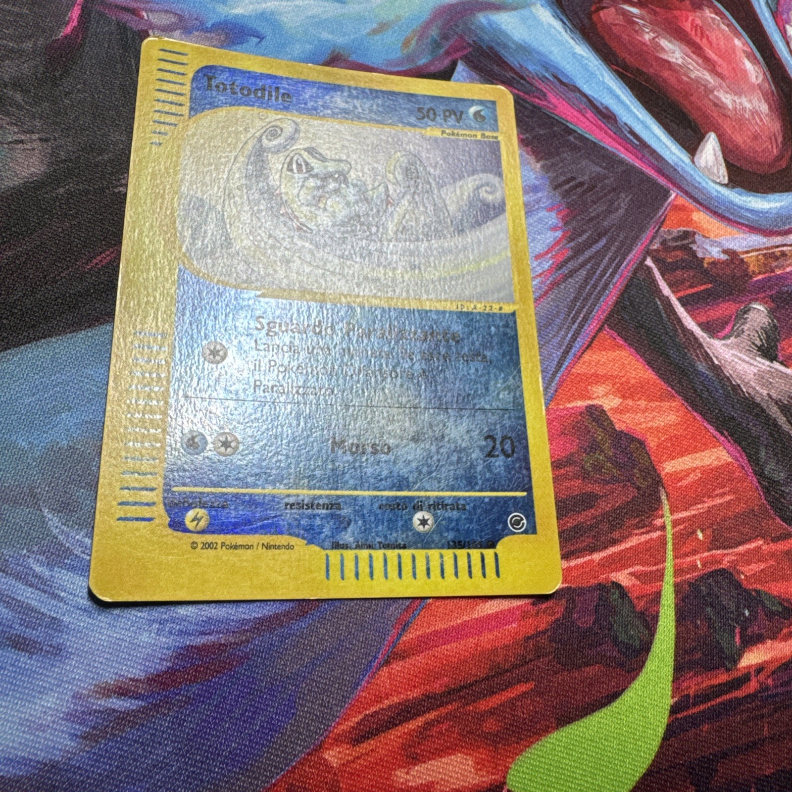 Pokemon TCG **ITALIAN**Totodile 135/165 Expedition Base Set Reverse Holo