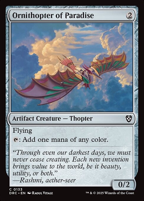 Ornithopter of Paradise 133 C Normal DRC MTG NM