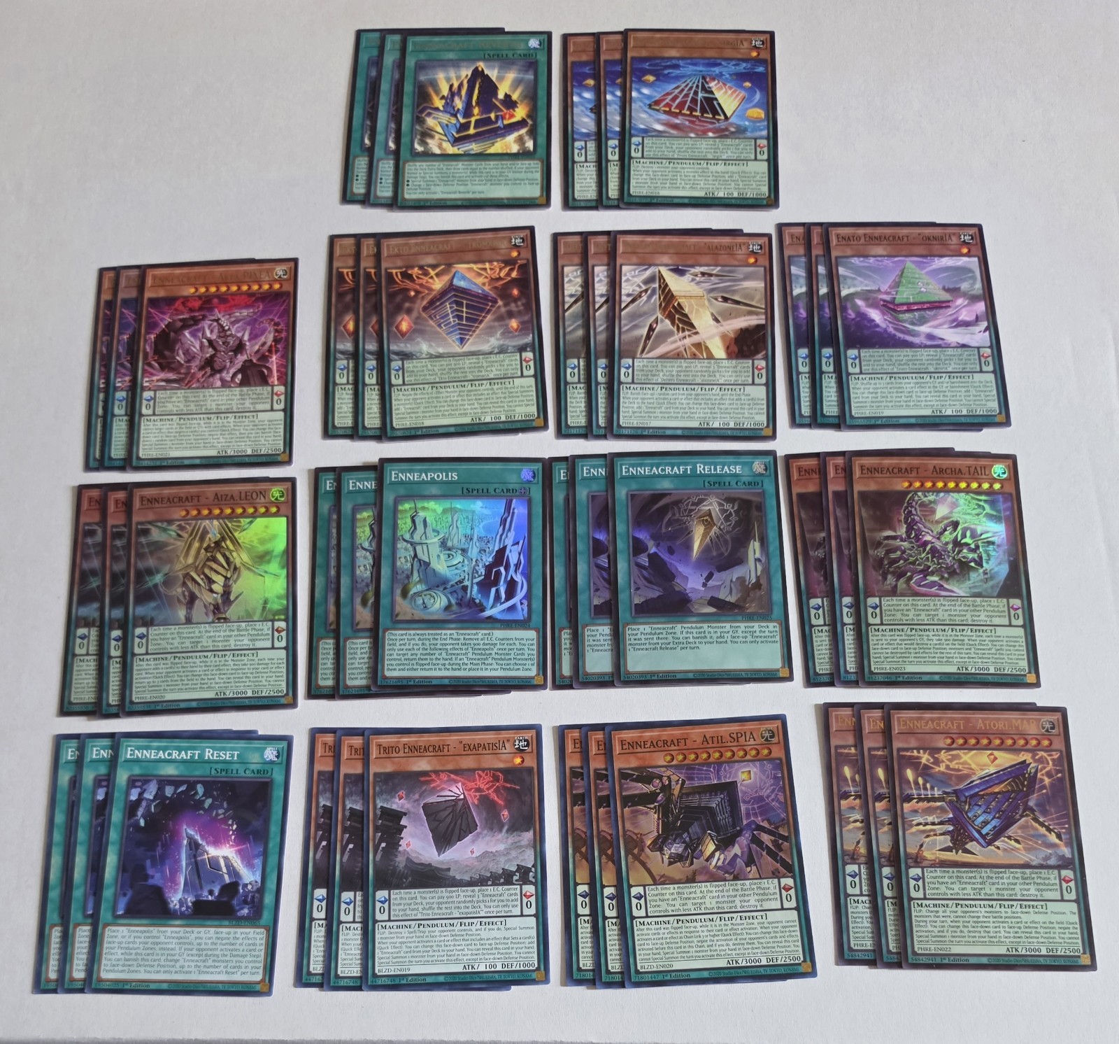 Enneacraft Deck Core Blazing Dominion+Phantom Revenge 42 Card Yugioh