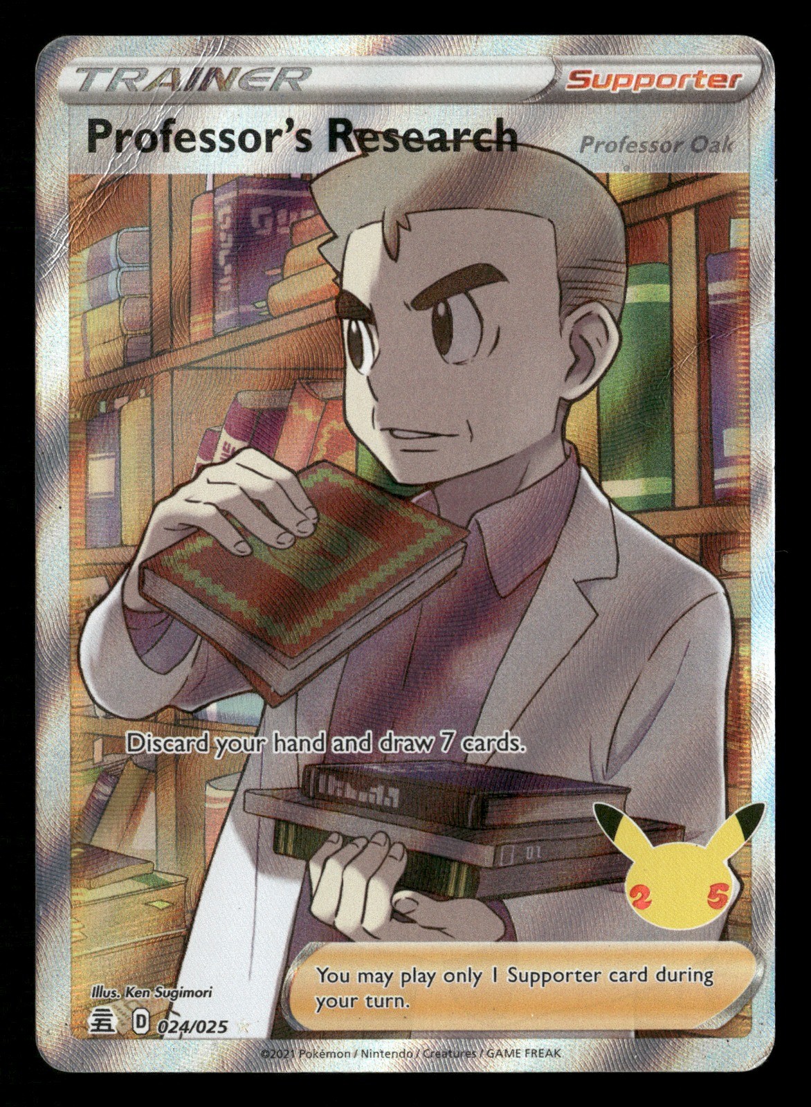 Professor’s Research [Professor Oak] 024/025 Celebrations DMG Pokémon TCG