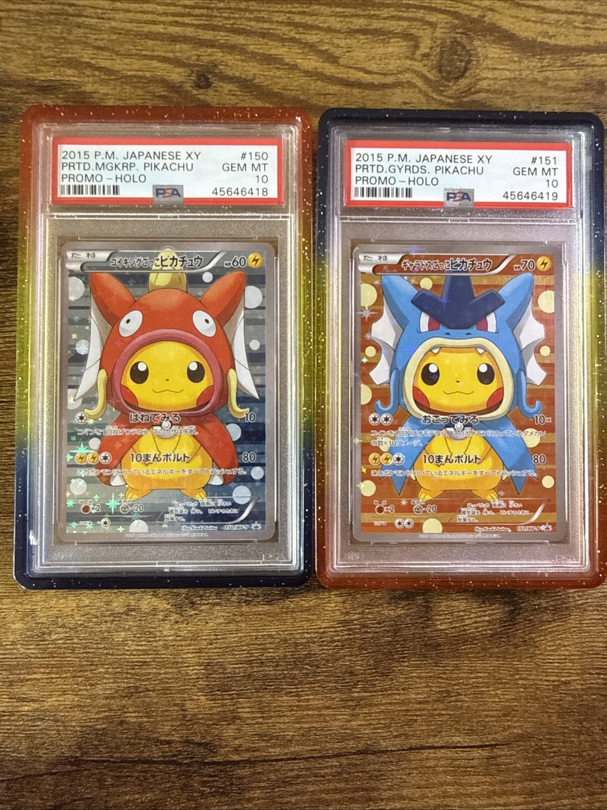 2015 Pokemon JPN XY Promo Magikarp Gyarados Pikachu PSA 10 GEM MINT Sequential
