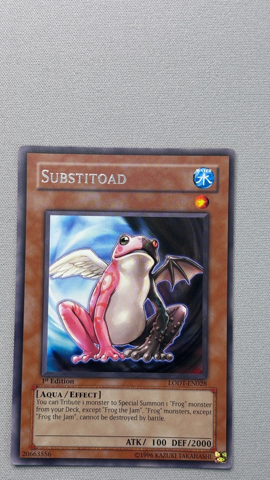 Substitoad 1st Edition Rare Light of Destruction LODT-EN028 LP