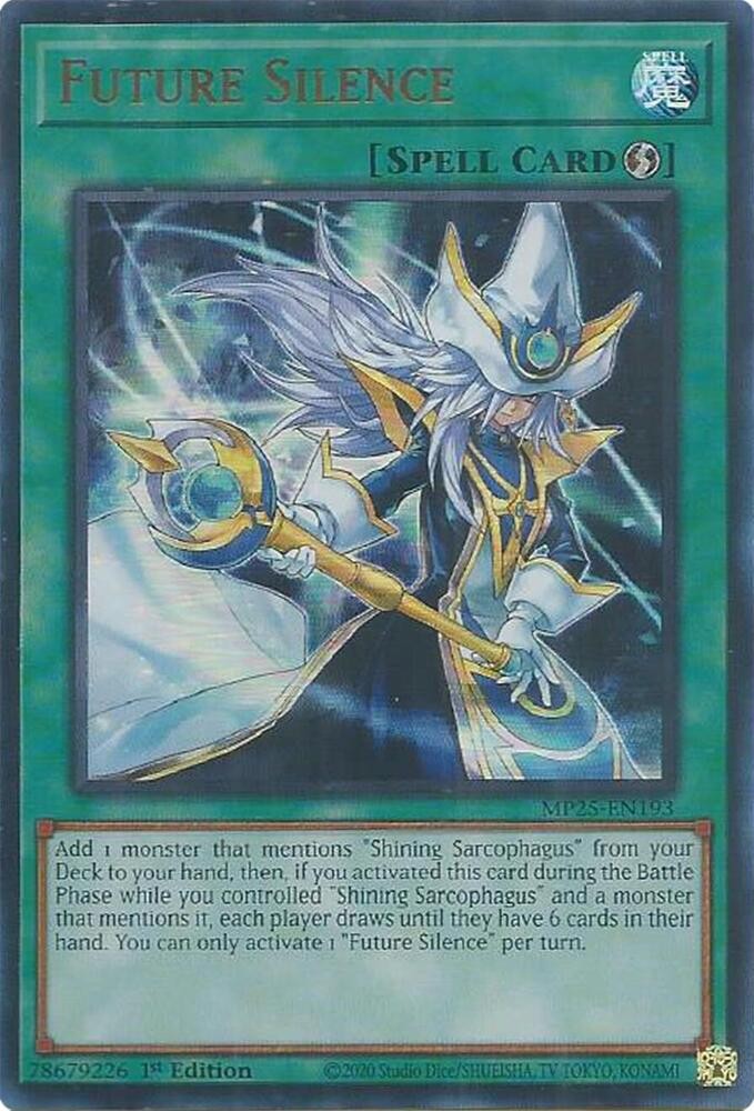YUGIOH: 1x Future Silence MP25-EN193 Ultra Rare 2025 Mega-Pack