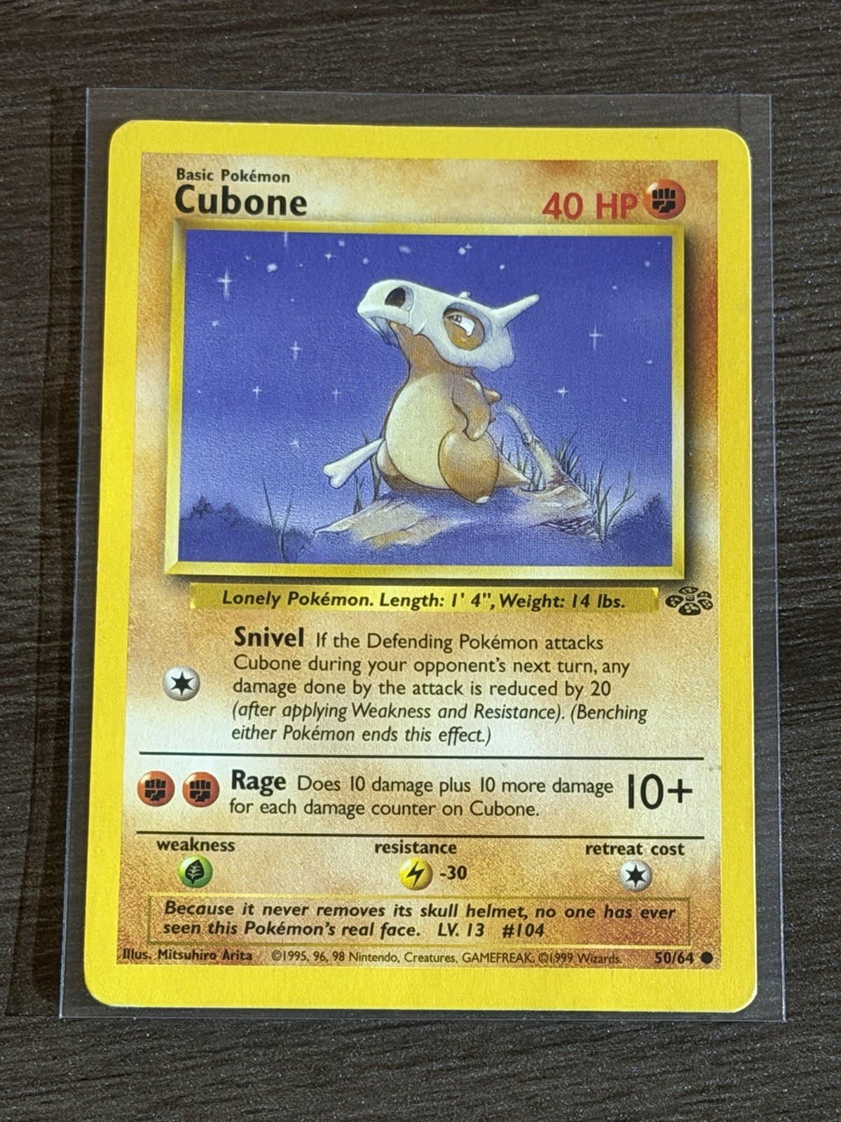 Wizards of the Coast Cubone Jungle 50/64 1999 Unlimited Regular English 40 HP