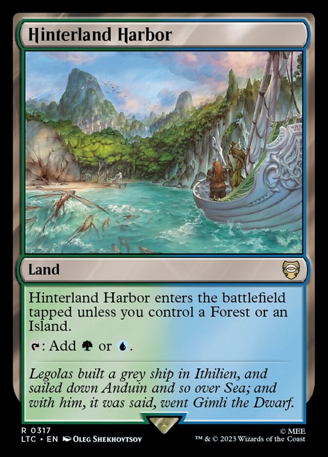 Hinterland Harbor 317 NM Tales of Middle-earth Commander EC MTG