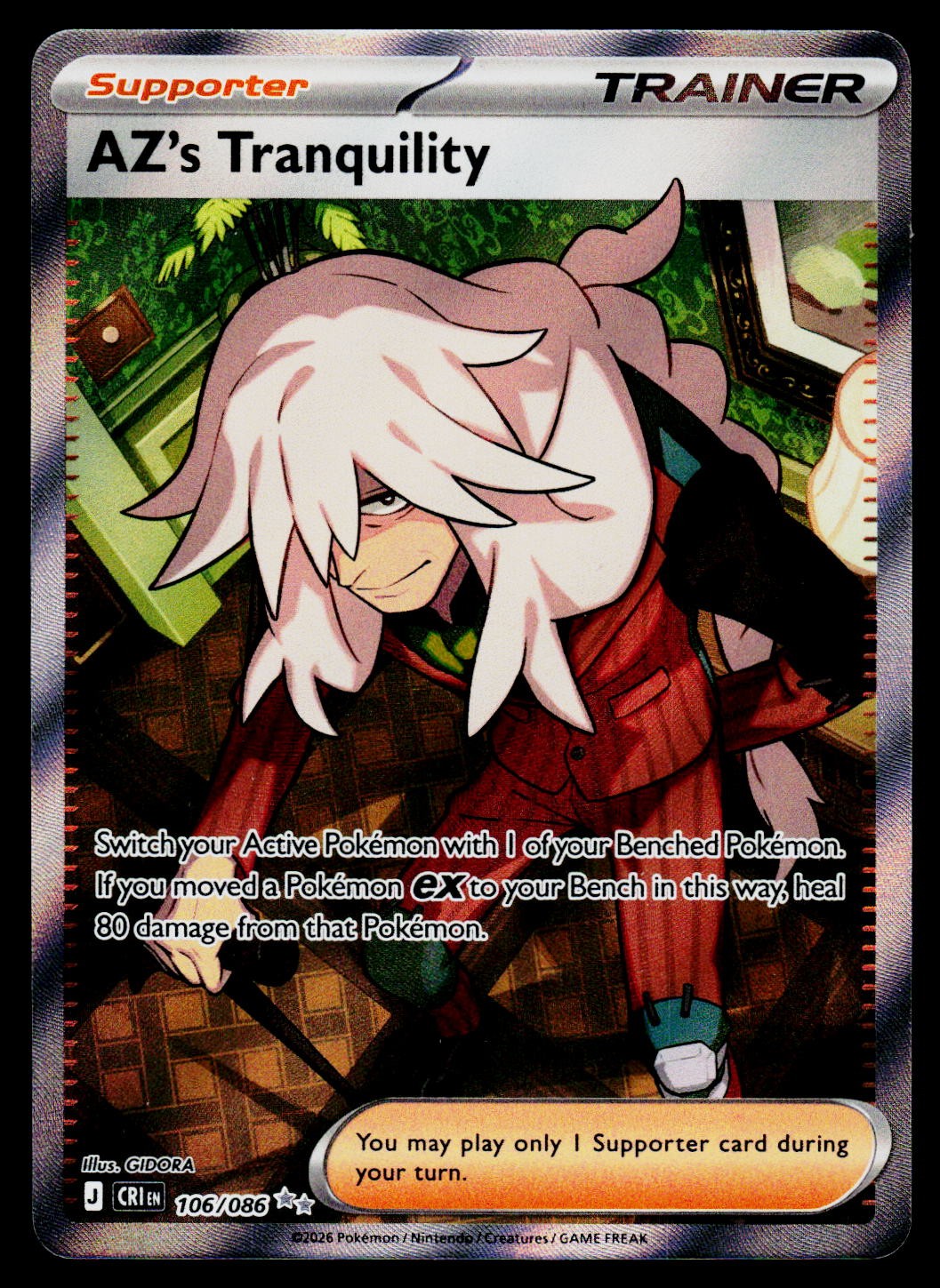 ME04: Chaos Rising AZ’s Tranquility 106/086 Holo NM