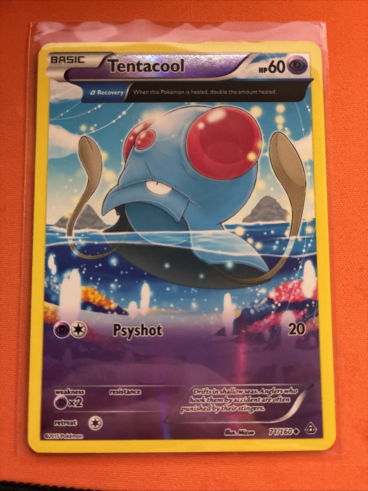 Tentacool (Alpha) 71/160 XY – Primal Clash Reverse Holo Lighty Played