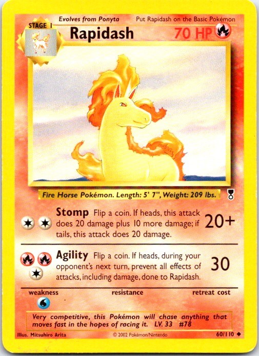Rapidash Uncommon Legendary Collection 060/110 MP