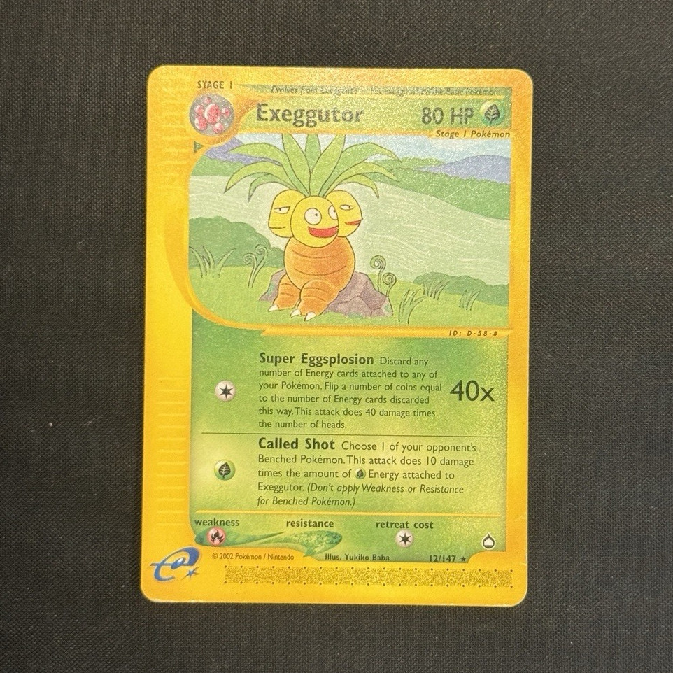 Exeggutor 12/147 Aquapolis Pokémon TCG