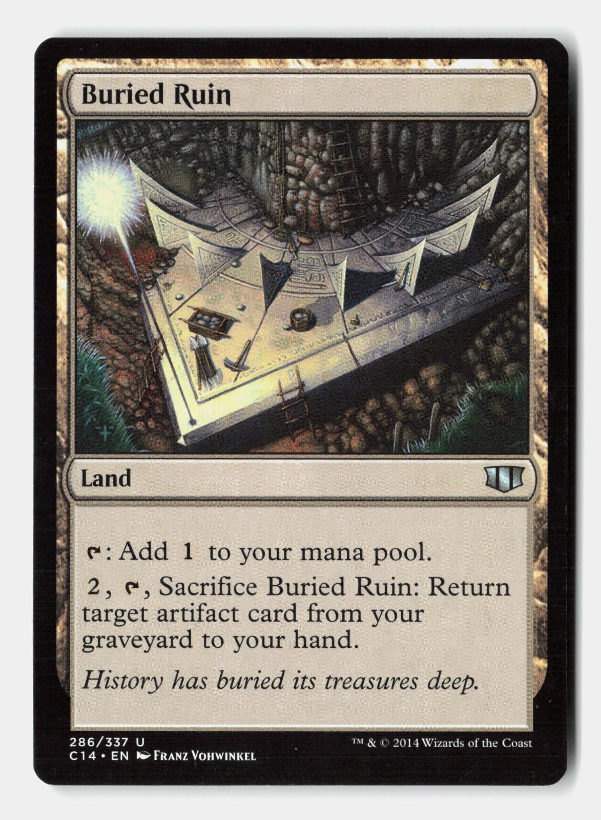 Buried Ruin 286 Uncommon Commander 2014 Magic: The Gathering Near Mint