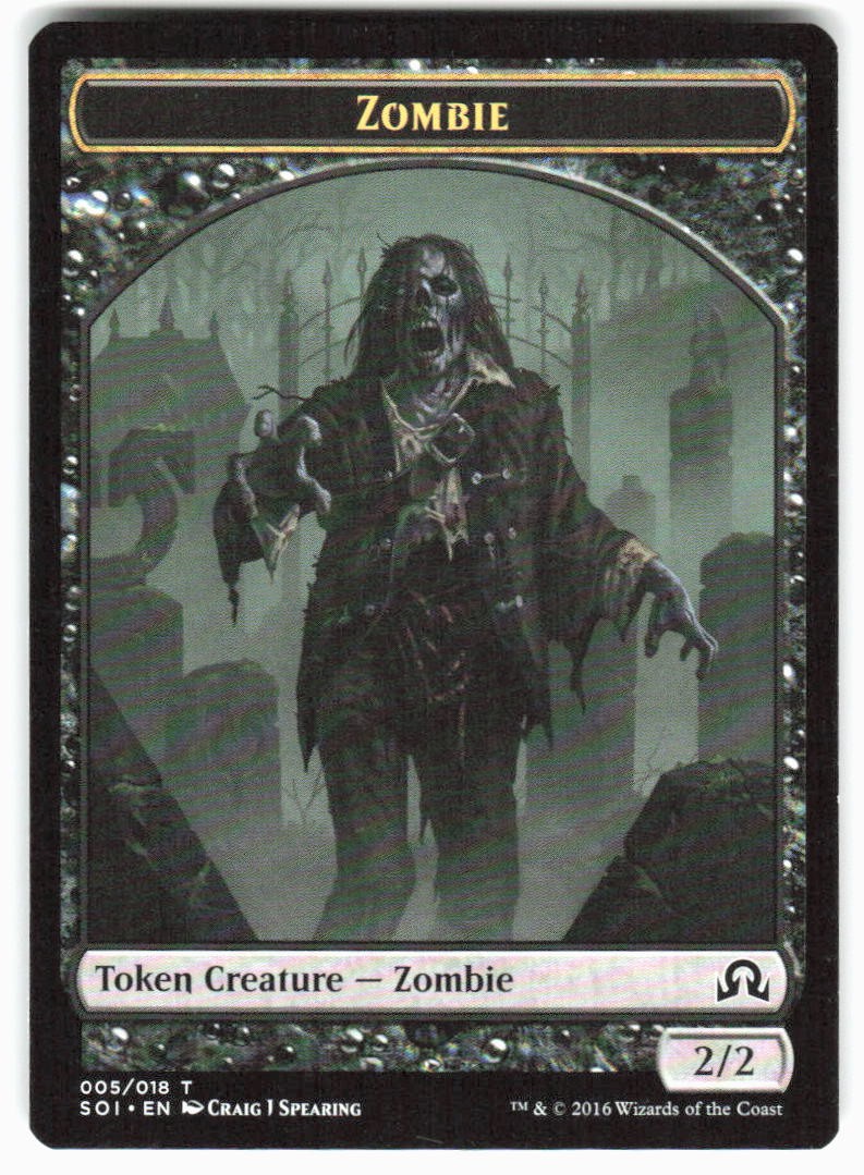 Zombie Token T Shadows over Innistrad 5 NM