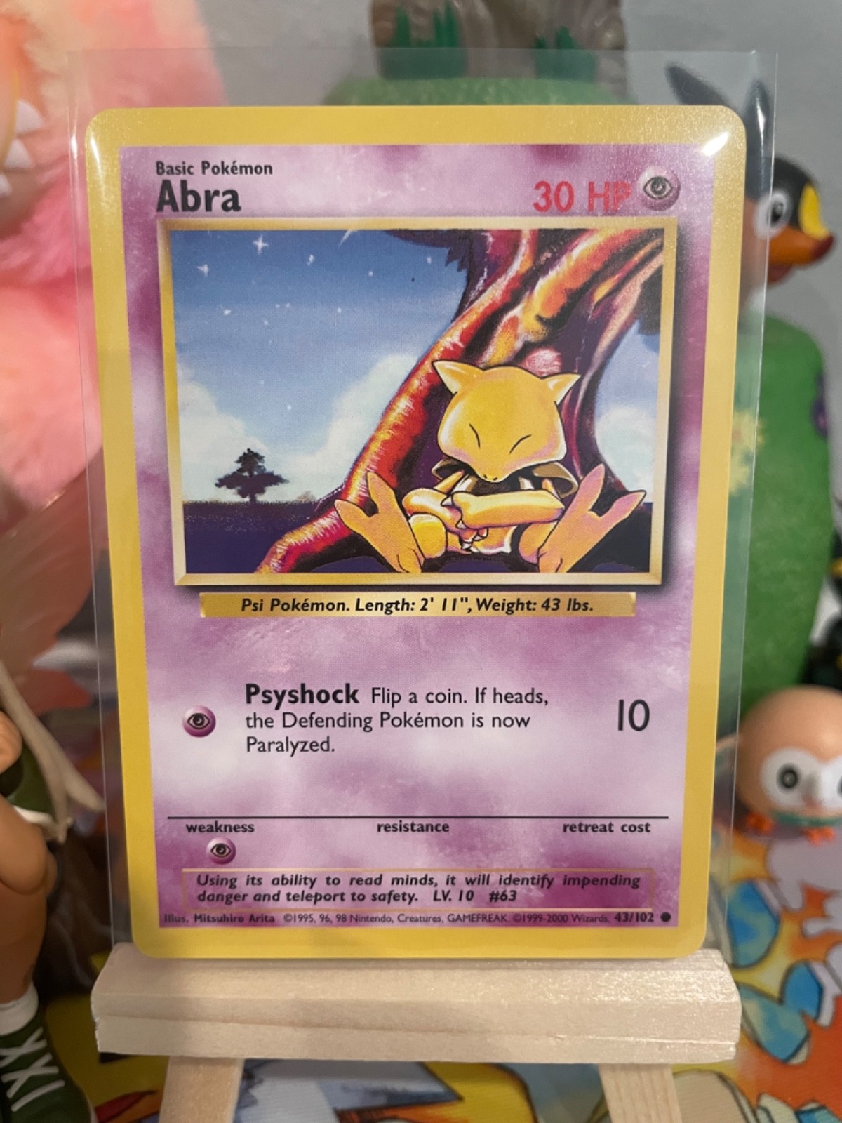 Abra (43/102) – Base Set Unlimited – Pokémon TCG – NM