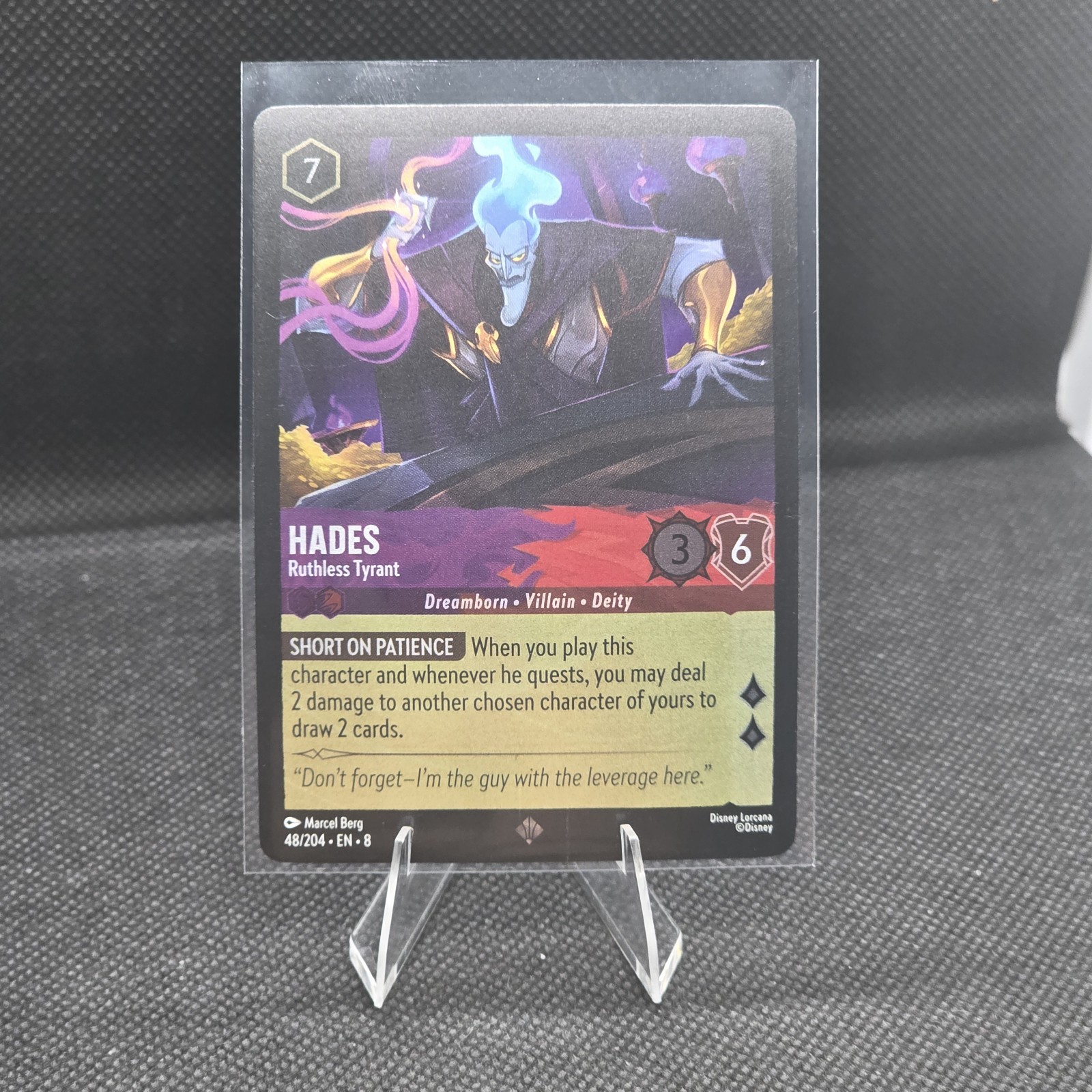 Hades – Ruthless Tyrant 48/204 Reign of Jafar Cold Foil