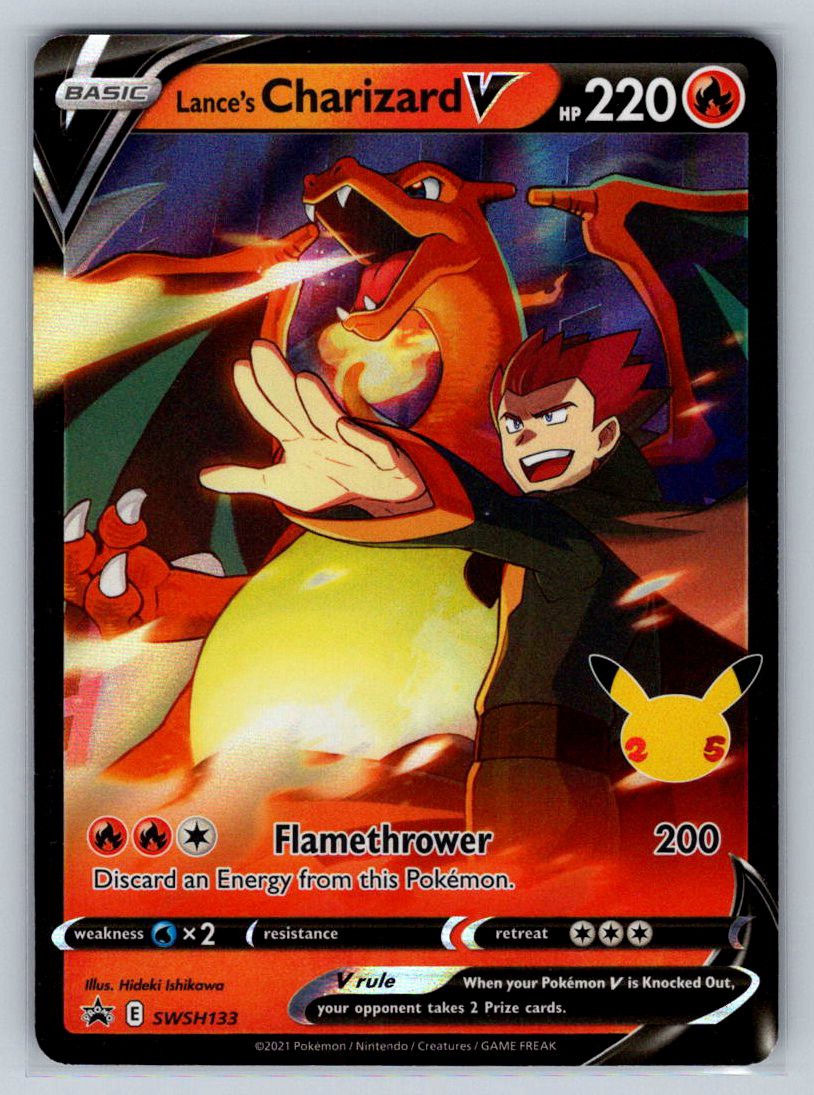 Lance’s Charizard V SWSH133 SWSH: Sword & Shield Promo Cards Holo