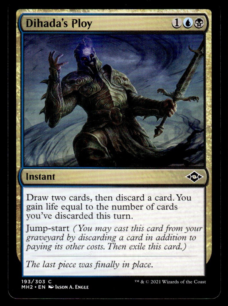 2021 Dihada’s Ploy Modern Horizons II Common MTG #193