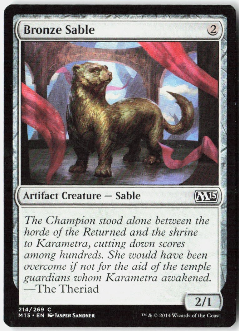 Magic Bronze Sable Magic 2015 (M15) [M15 – 214] NM Common