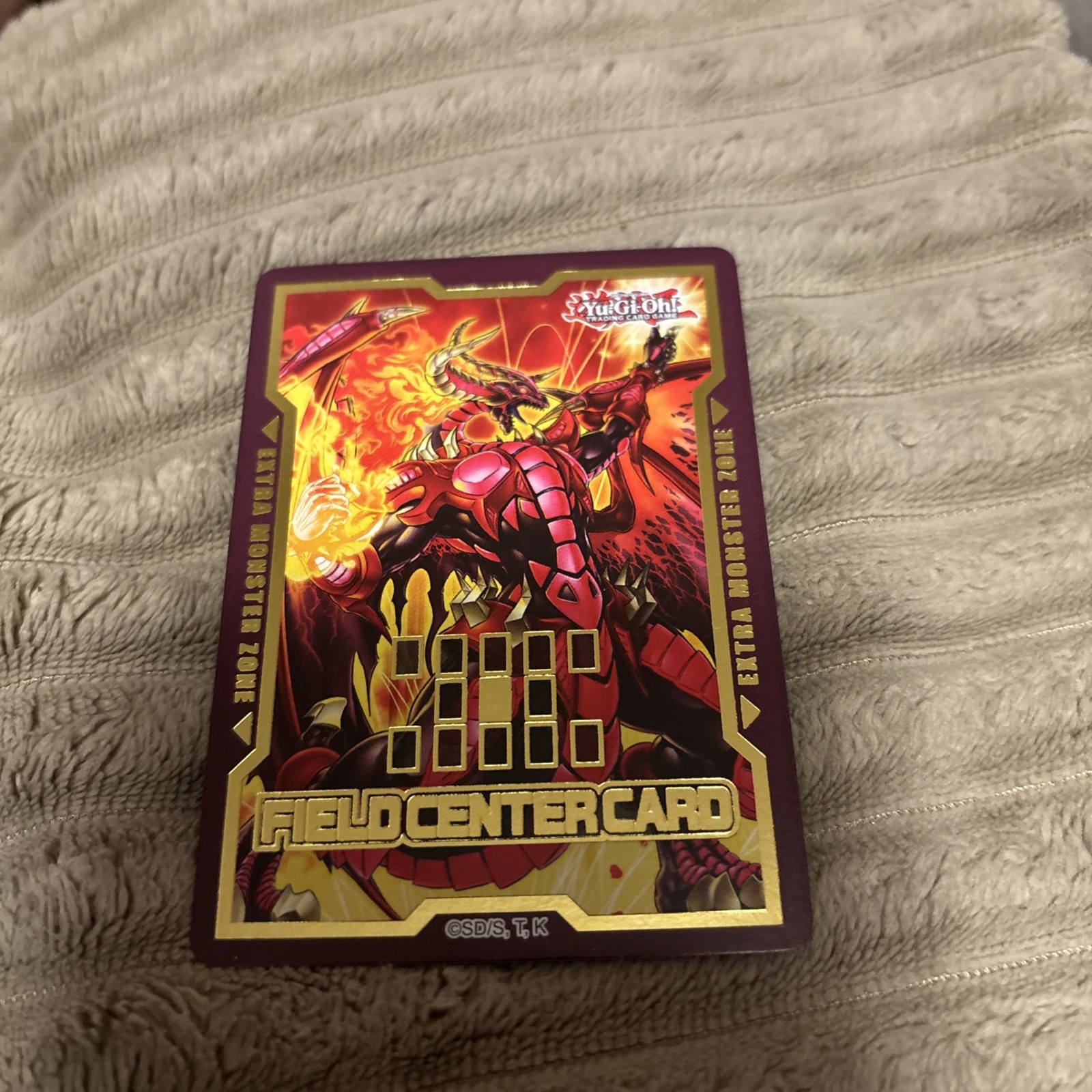 Yu-Gi-Oh! Field Center Card: Blazing Dominion Sneak Peek The Crimson King NM