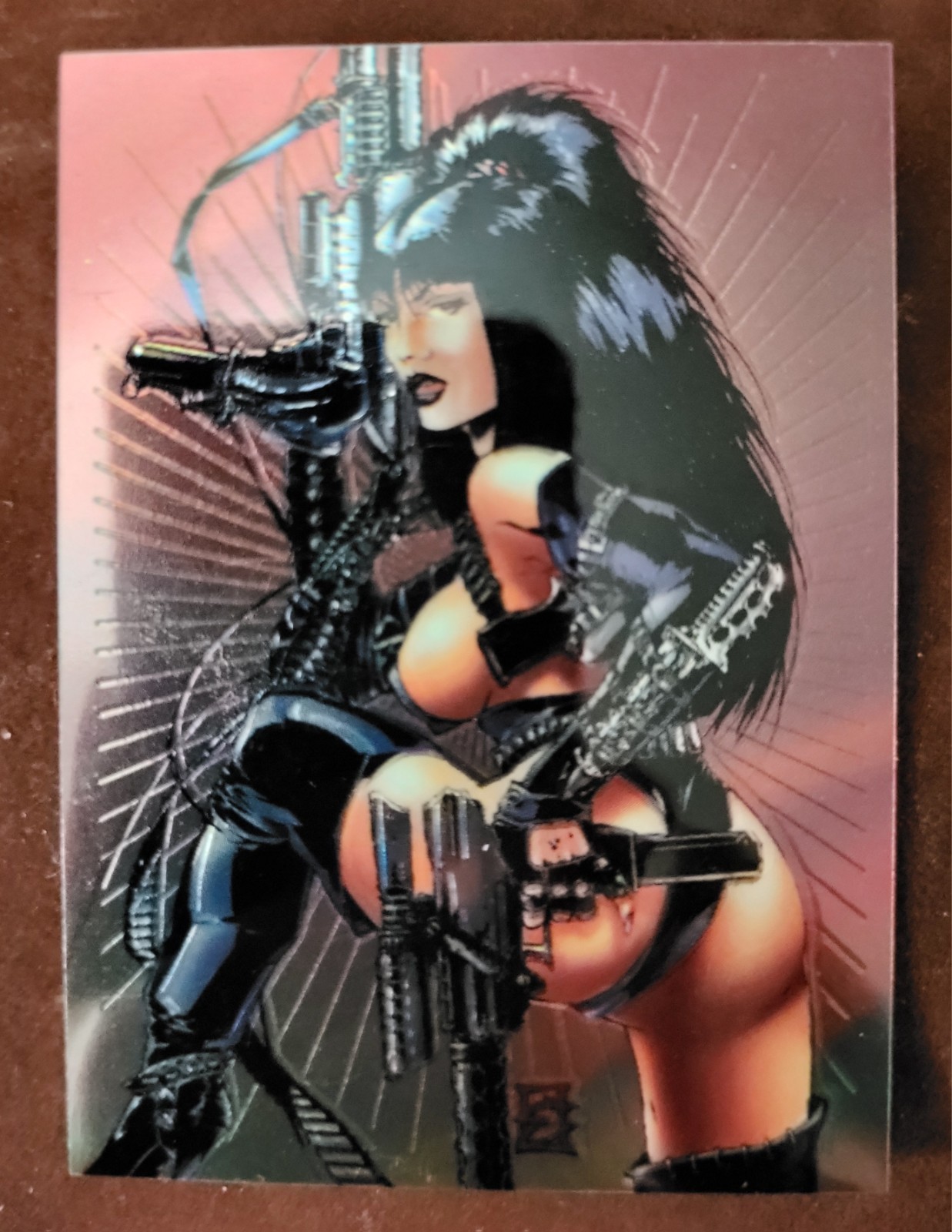 Comic Images High Impact Double Impact Chromium Refractor Promo Card