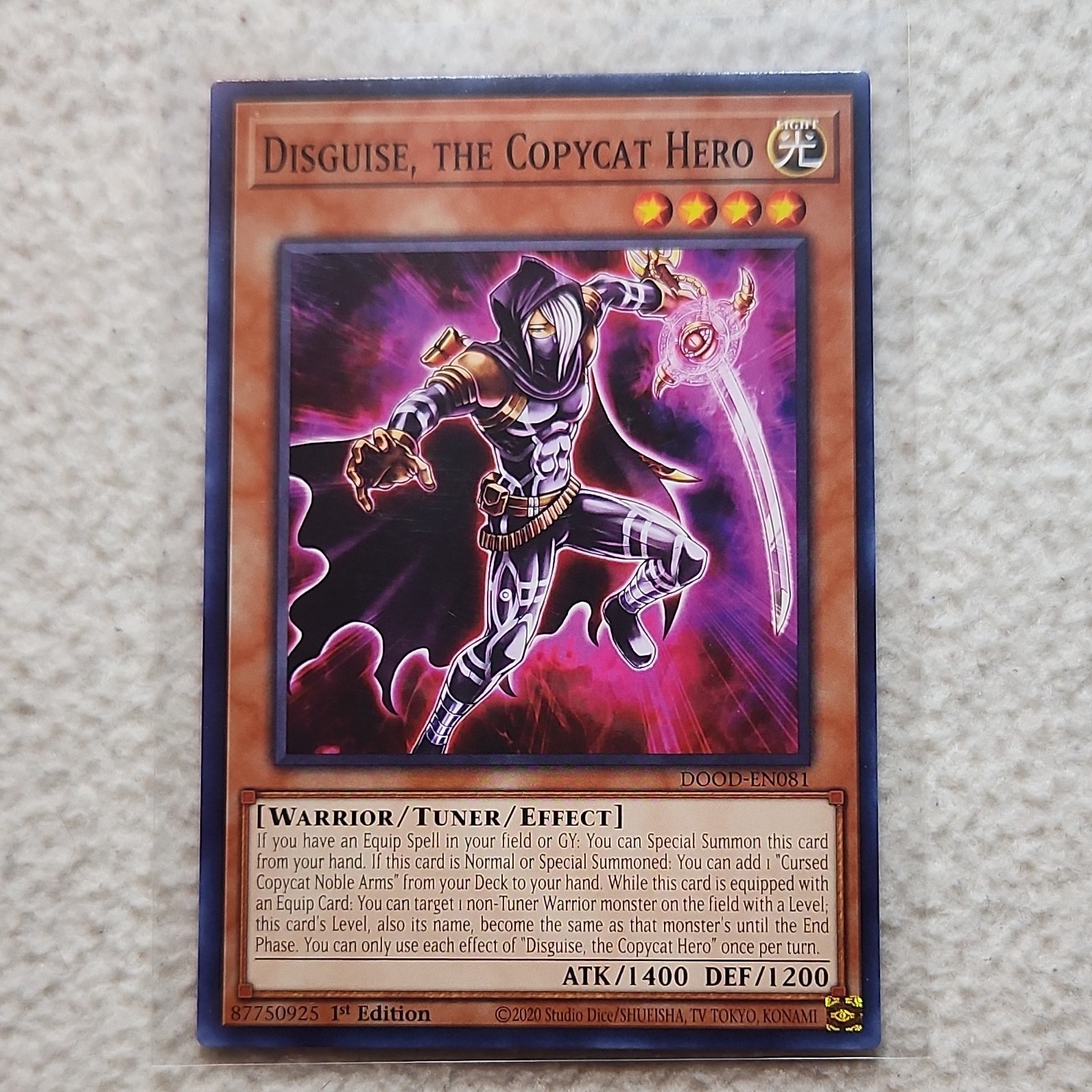 Konami Disguise, the Copycat Hero Effect/Tuner Warrior Doom of Dimensions 1st E…