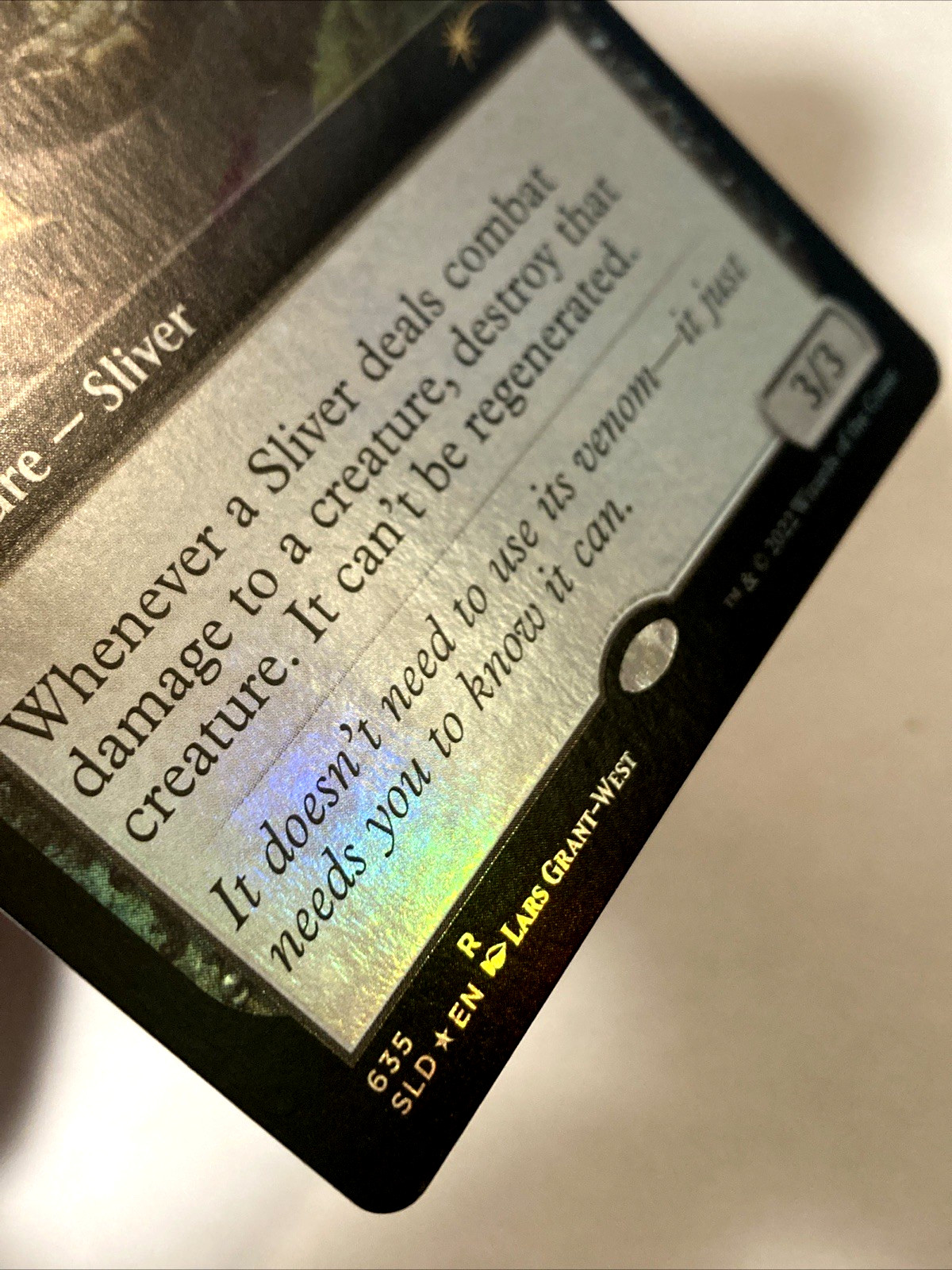 MTG Toxin Sliver (Extended Art Foil) Secret Lair Drop 635 NM