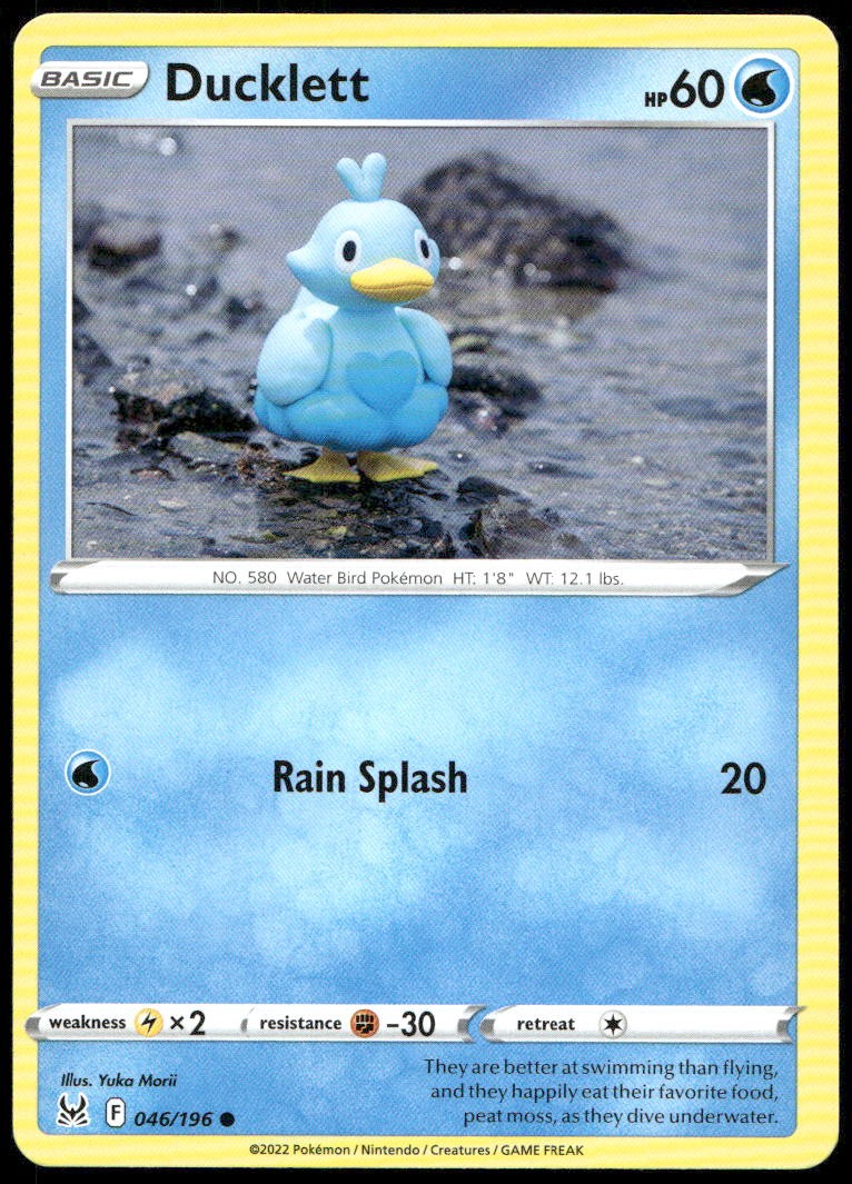 Ducklett Common SWSH11: Lost Origin 046/196 NM