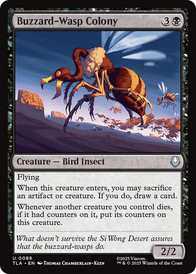 x1 Buzzard-Wasp Colony TLA Avatar MTG 88 M/NM 1x