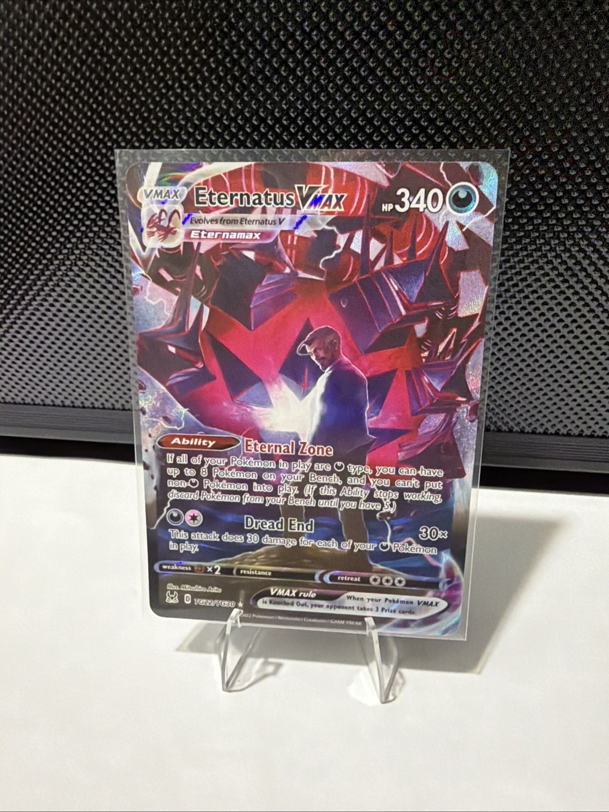 Pokémon TCG: Eternatus VMAX TG22/TG30 (Lost Origin 2022) Ultra Rare NM