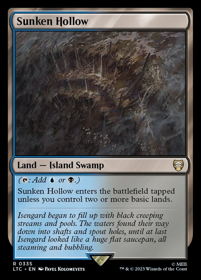 Sunken Hollow 335 NM Tales of Middle-earth Commander MTG