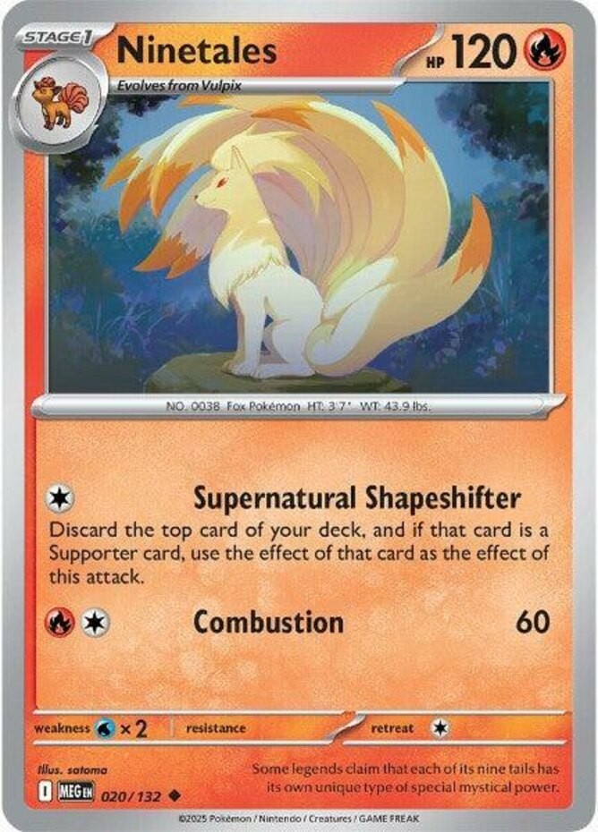 Ninetales – 020/132 – Uncommon – Near Mint