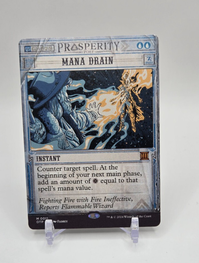 Mana Drain #11 Mythic OTJ Breaking News NM