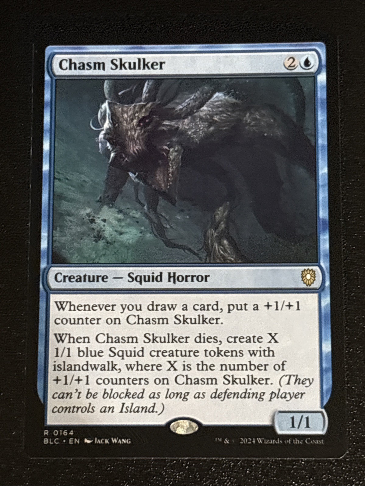 MTG Commander: Bloomburrow Chasm Skulker 0164 NM Rare