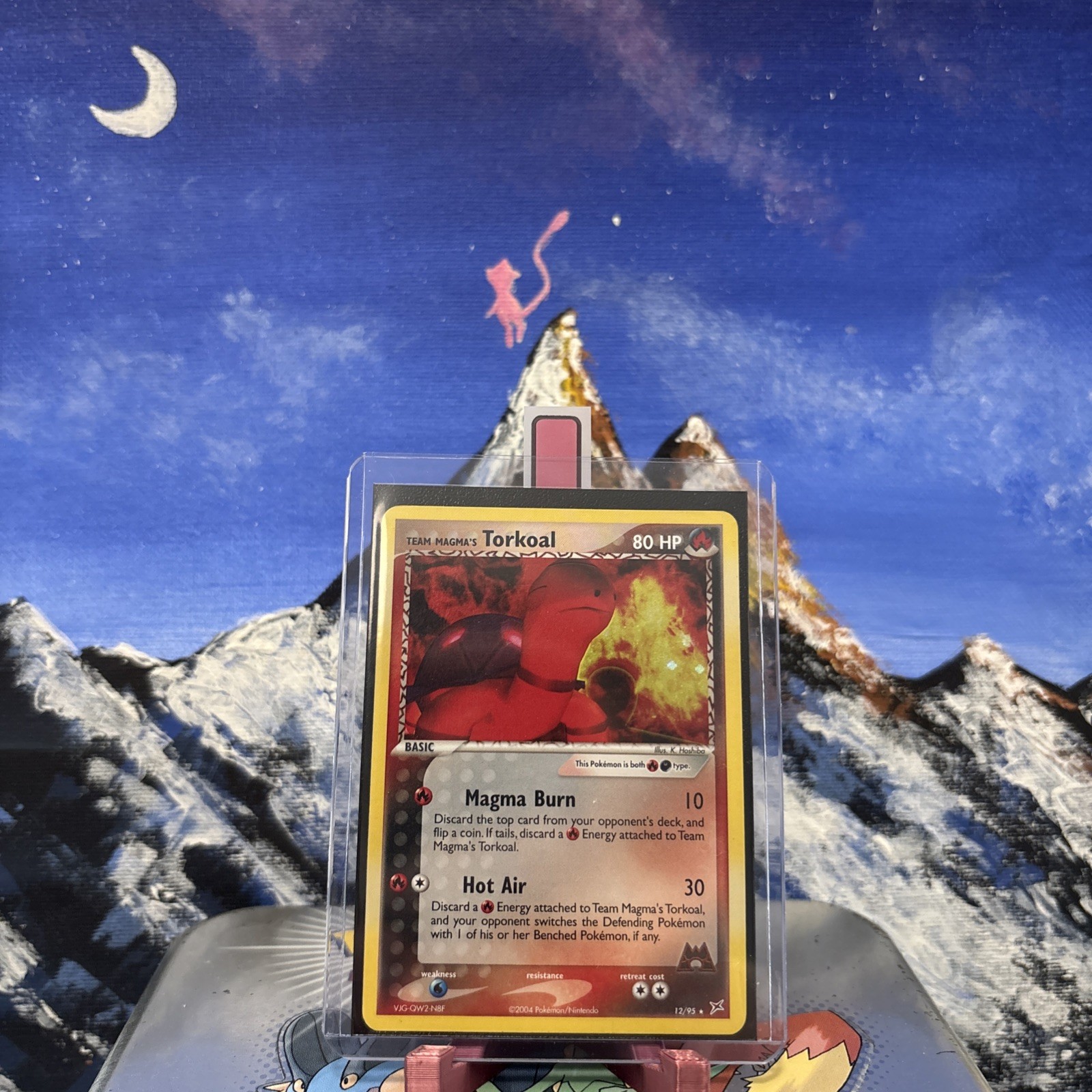 Team Magma’s Torkoal – 12/95 Pokemon Team Magma vs Team Aqua – Holo HP / Dmg’d