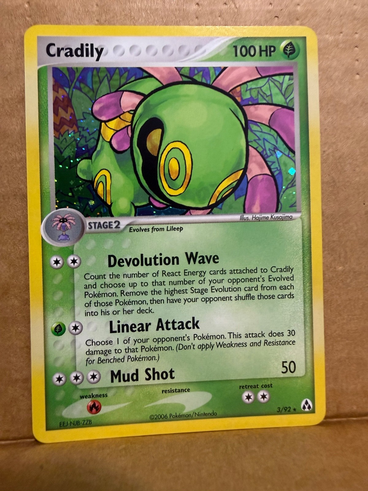 Cradily 3/92 Legend Maker Holo