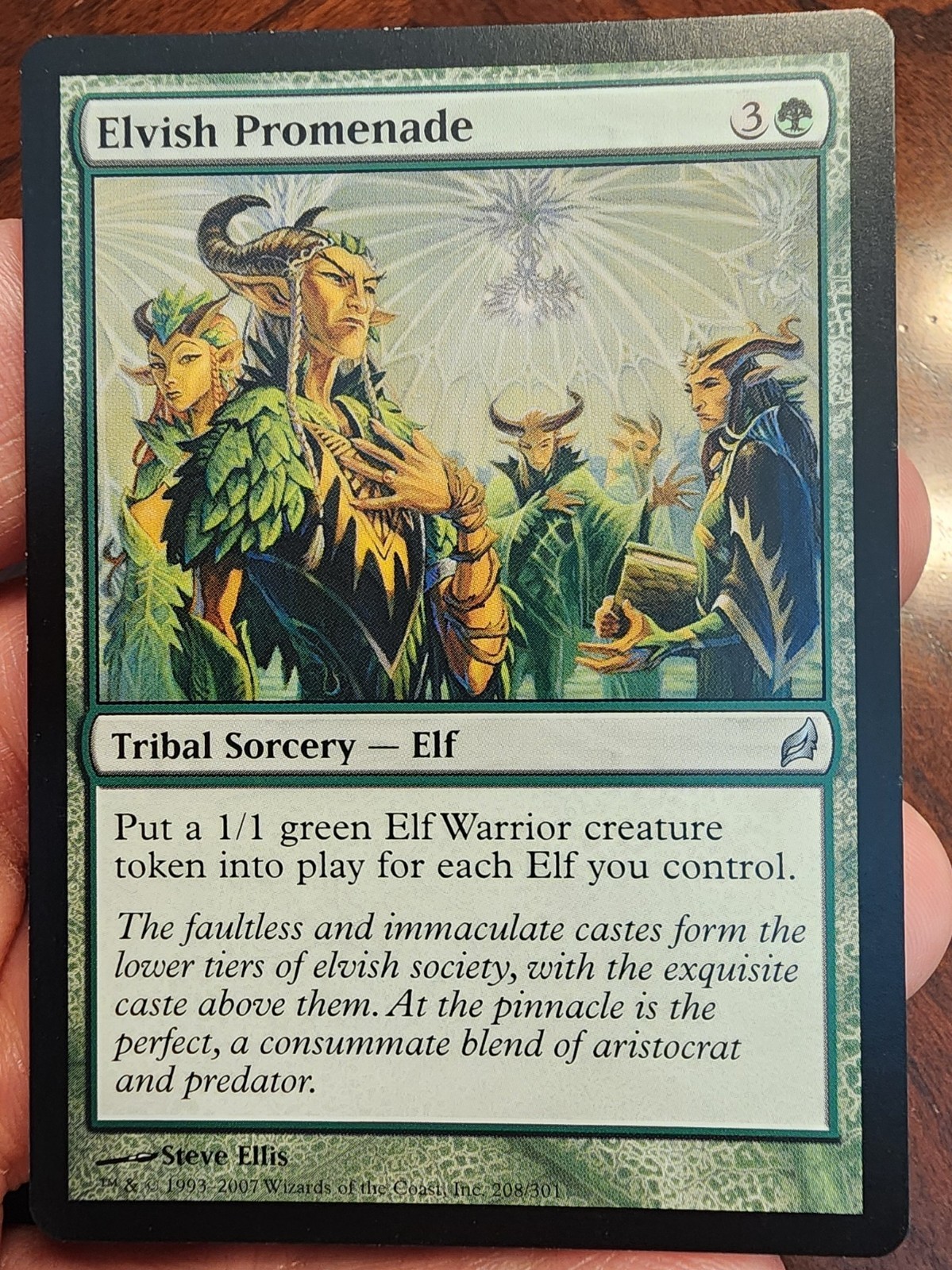 Elvish Promenade – NM – Tribal Sorcery—Elf – Lorwyn (208/301) – Regular – MTG