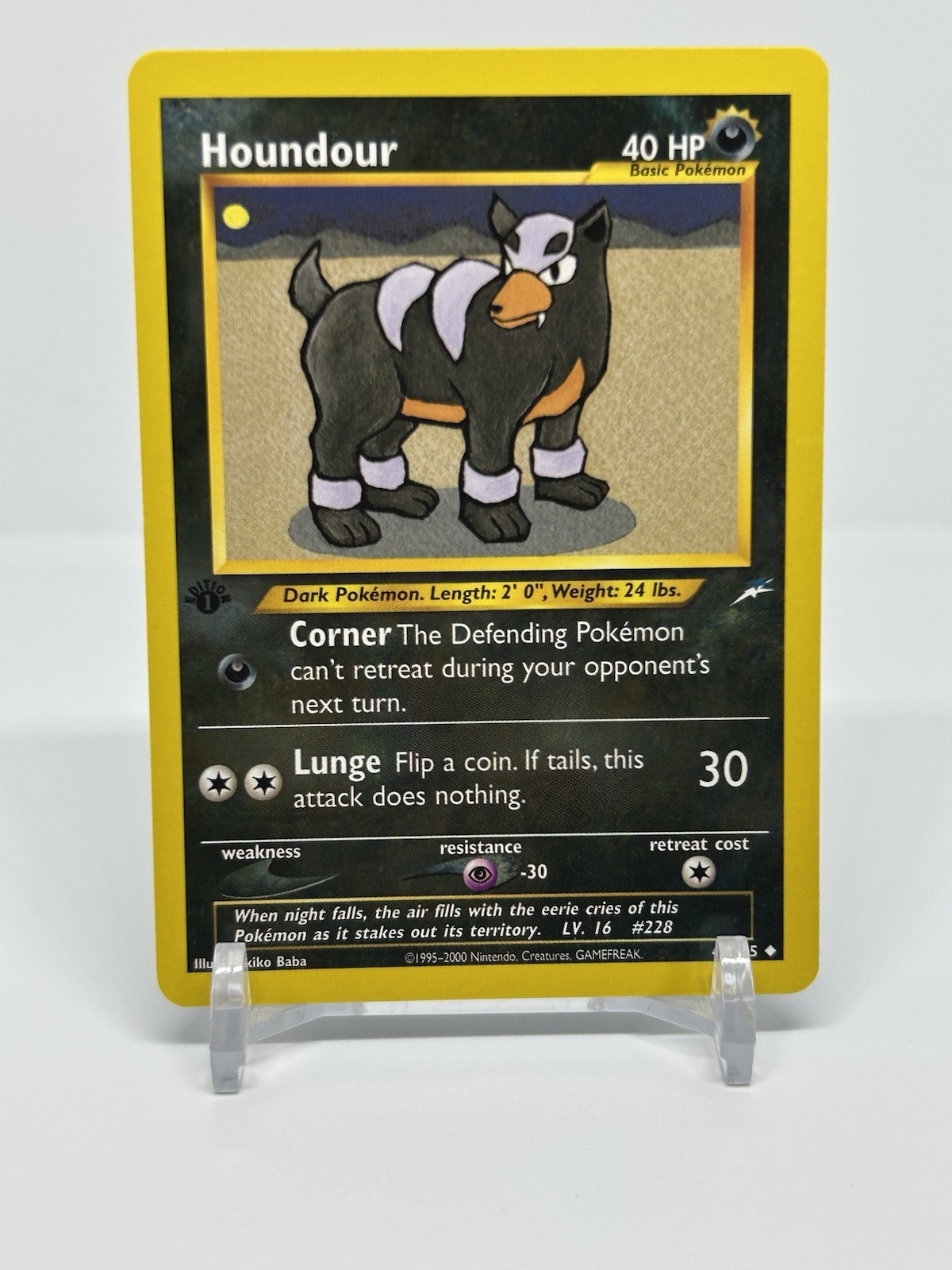 Pokemon Card – Houndour Neo Destiny 43/105 1st Edition Uncommon