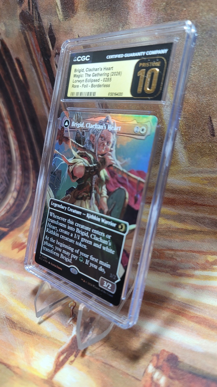 MTG Brigid, Clachan’s Heart/Brigid, Doun’s Mind Foil ECL CGC Pristine10 Pop 1 🔥