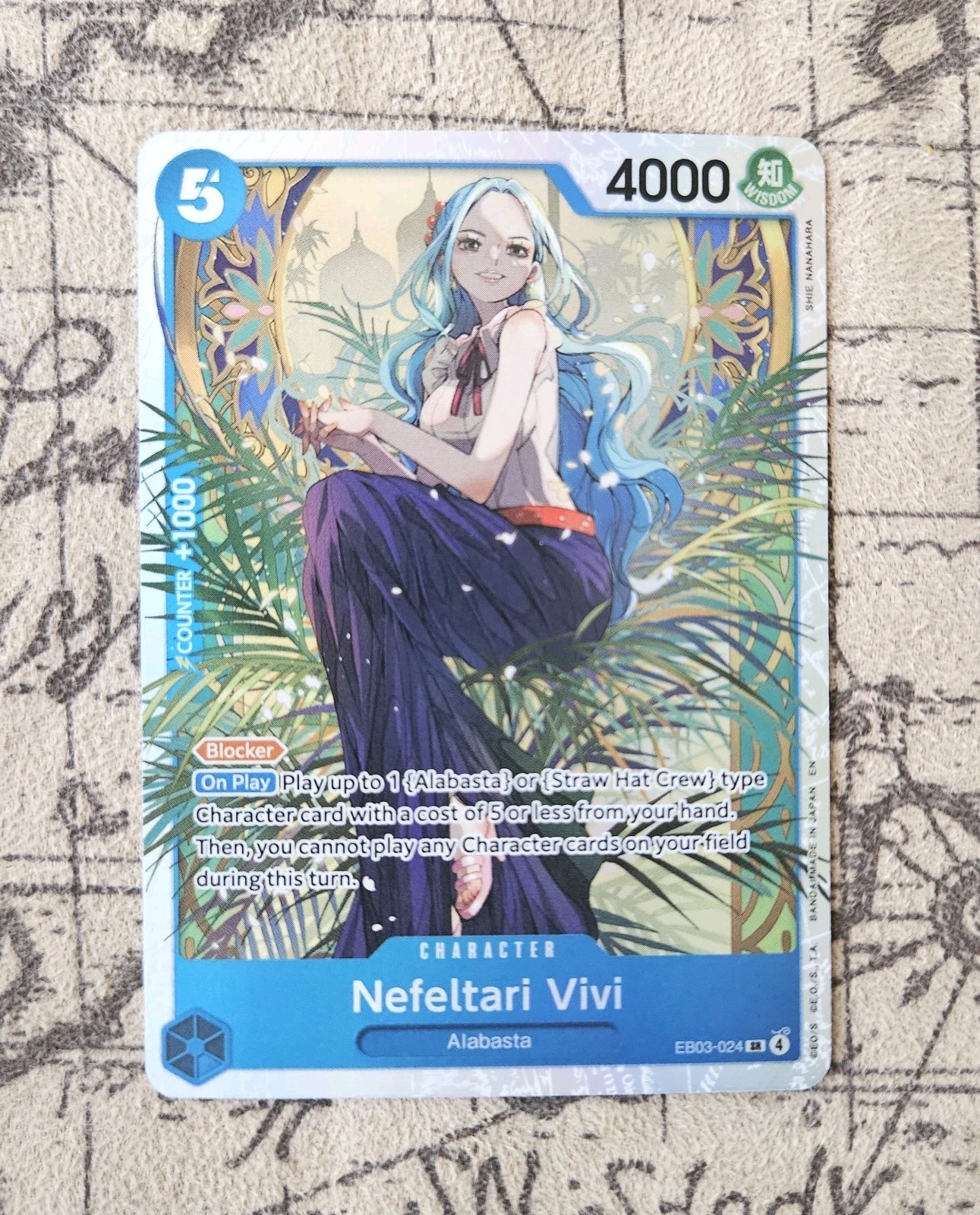 One Piece TCG – Nefeltari Vivi EB03-024 SR NM/M English