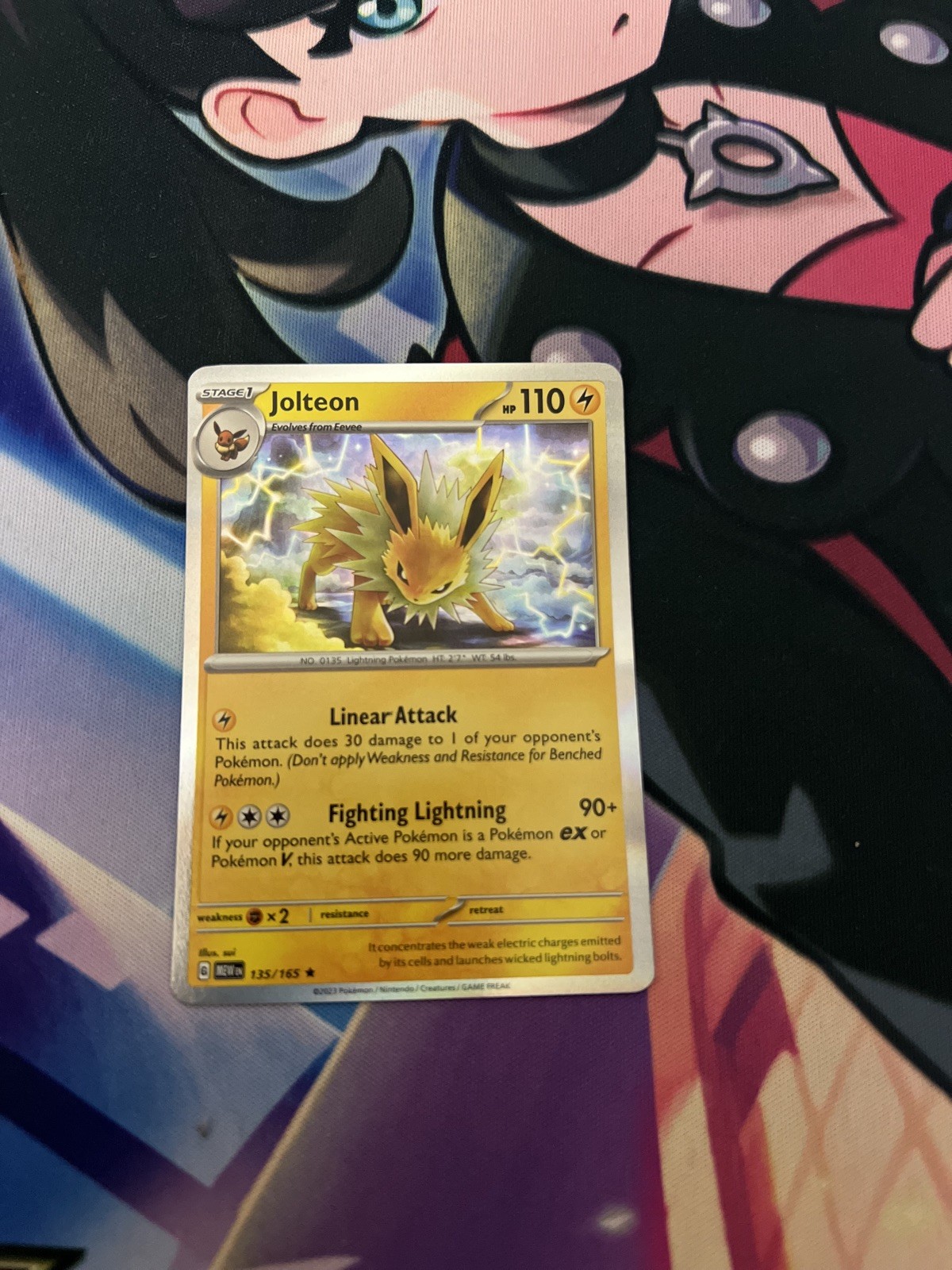 Pokemon Scarlet Violet 151 Holo Rare 135/165 Jolteon