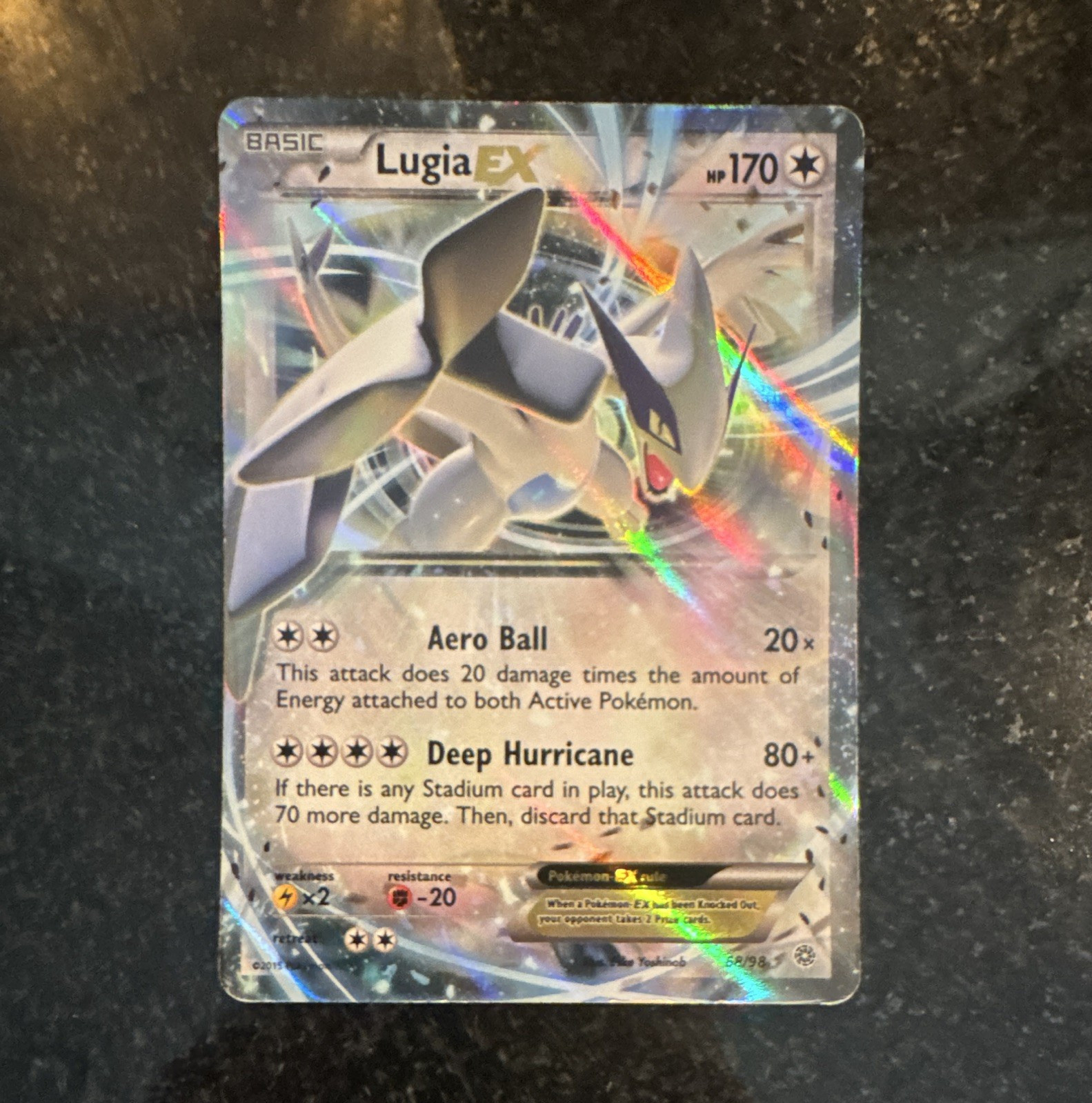 Pokemon TCG Lugia EX Holo Ultra Rare Call of Legends 68/98 English 170 HP