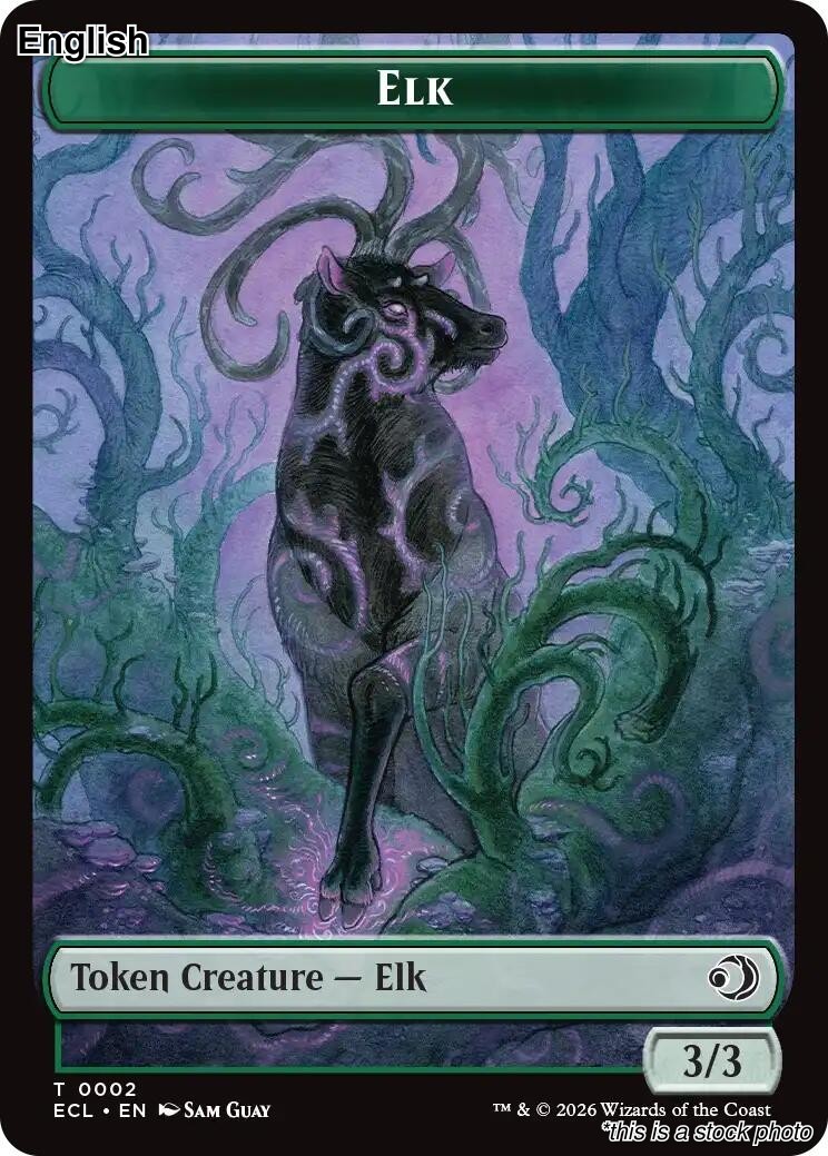 Elk // Mutavault Double-Sided Token NM [ECL – 2 // 11] EN